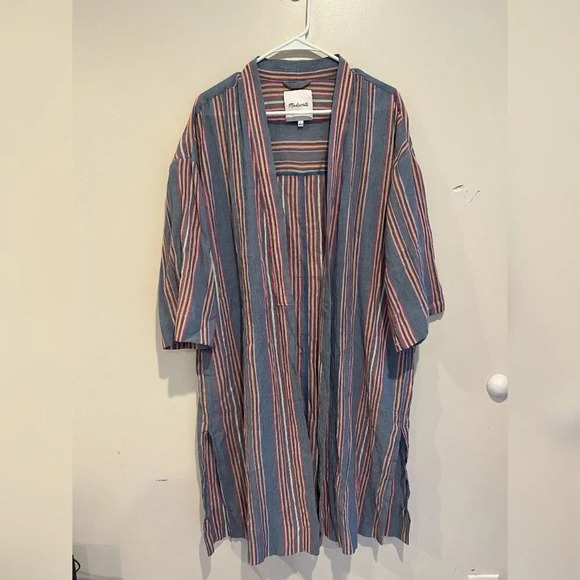 Madewell Robe Jacket in Stripe NEW - Picture 7 of 9